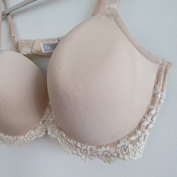 WACOAL Embrace Lace T Shirt Bra in Sand Ivory - Size 40DD - Picture 9 of 14